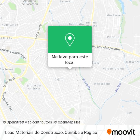 Leao Materiais de Construcao mapa