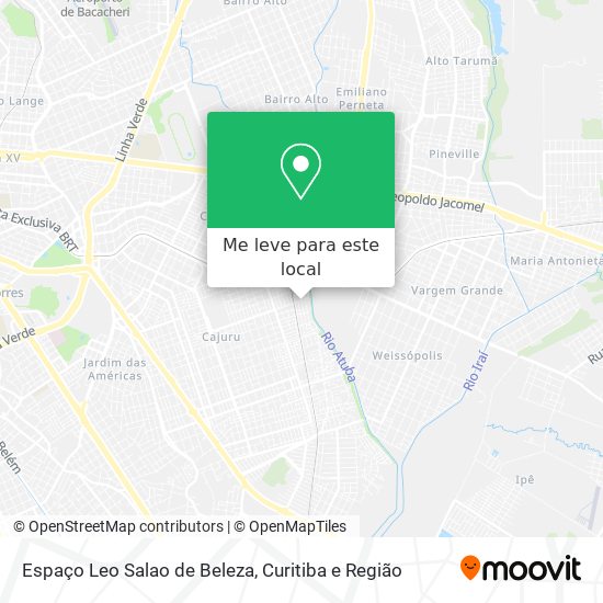 Espaço Leo Salao de Beleza mapa