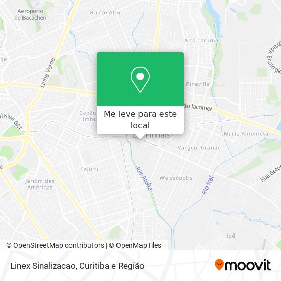 Linex Sinalizacao mapa