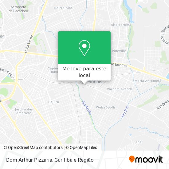 Dom Arthur Pizzaria mapa