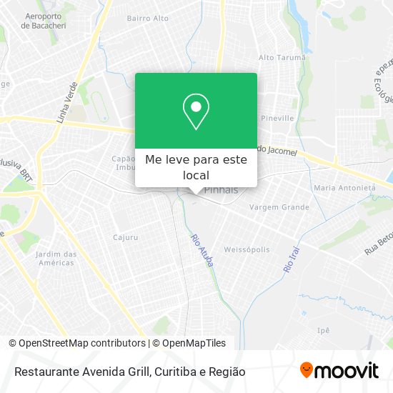 Restaurante Avenida Grill mapa