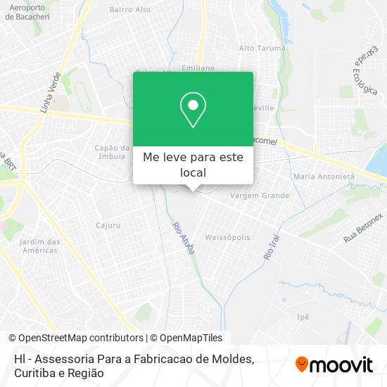Hl - Assessoria Para a Fabricacao de Moldes mapa