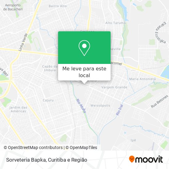 Sorveteria Bapka mapa