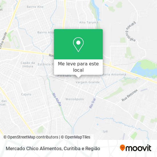 Mercado Chico Alimentos mapa