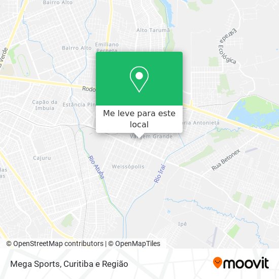 Mega Sports mapa