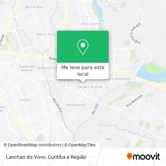 Lanchao do Vovo mapa