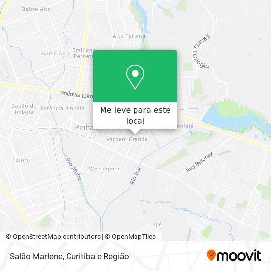 Salão Marlene mapa