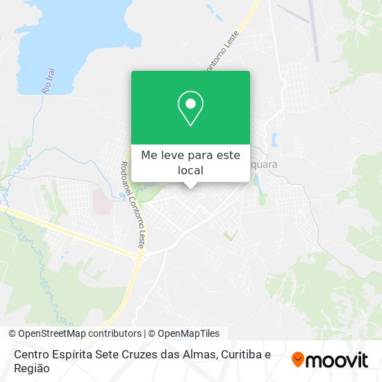 Centro Espírita Sete Cruzes das Almas mapa