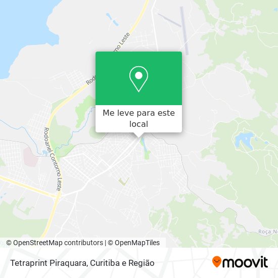 Tetraprint Piraquara mapa