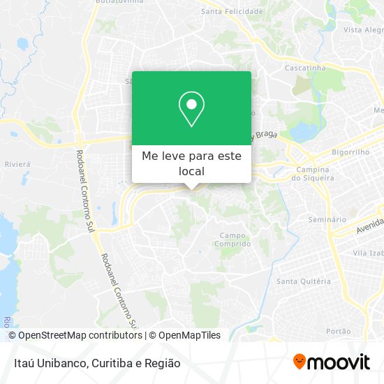 Itaú Unibanco mapa