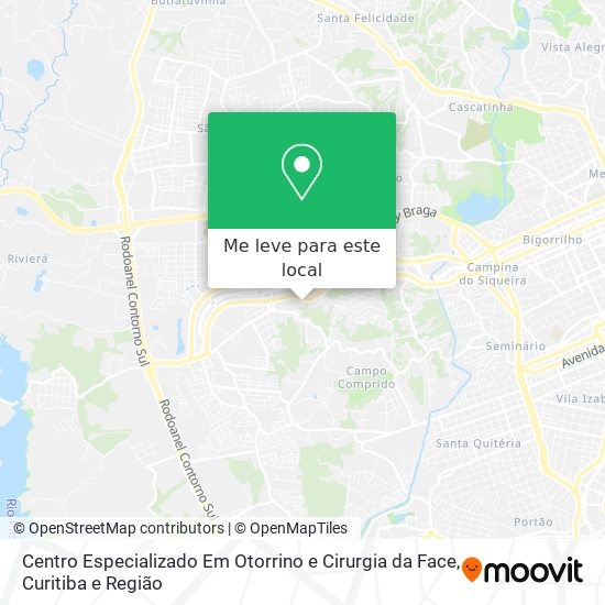 Centro Especializado Em Otorrino e Cirurgia da Face mapa