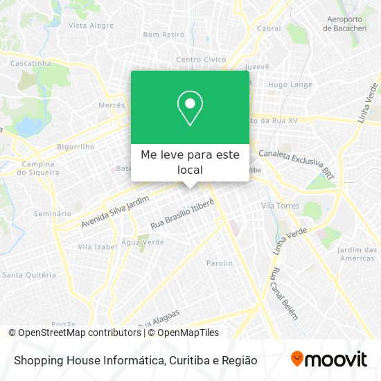 Shopping House Informática mapa