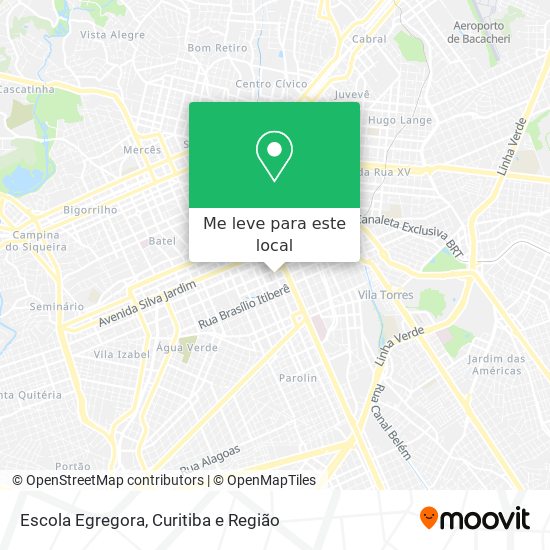 Escola Egregora mapa