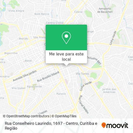 Rua Conselheiro Laurindo, 1697 - Centro mapa