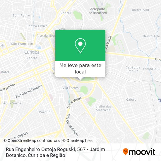 Rua Engenheiro Ostoja Roguski, 567 - Jardim Botanico mapa