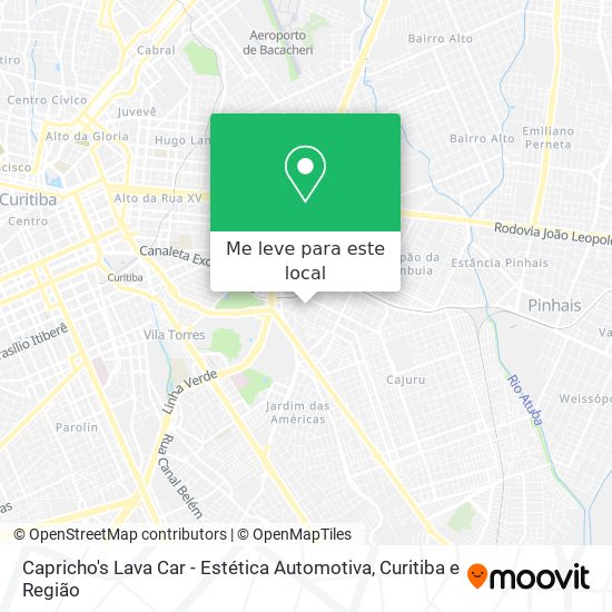 Capricho's Lava Car - Estética Automotiva mapa