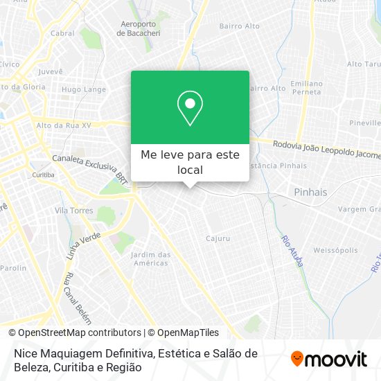 Nice Maquiagem Definitiva, Estética e Salão de Beleza mapa