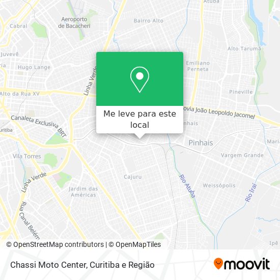 Chassi Moto Center mapa