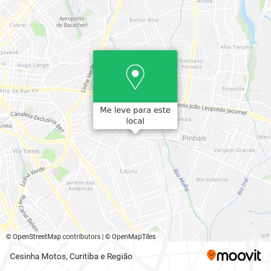 Cesinha Motos mapa