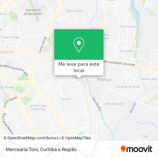 Mercearia Toni mapa
