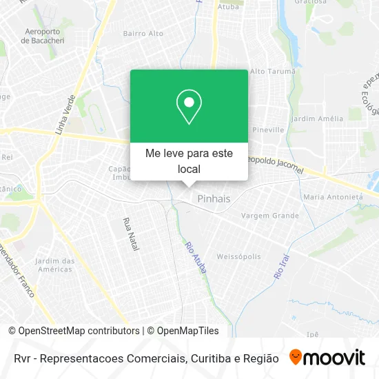 Rvr - Representacoes Comerciais mapa