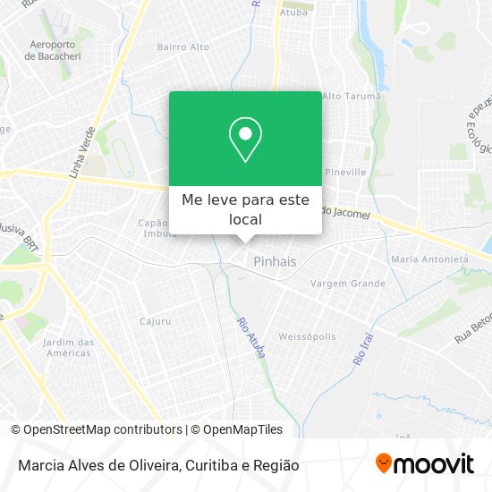 Marcia Alves de Oliveira mapa