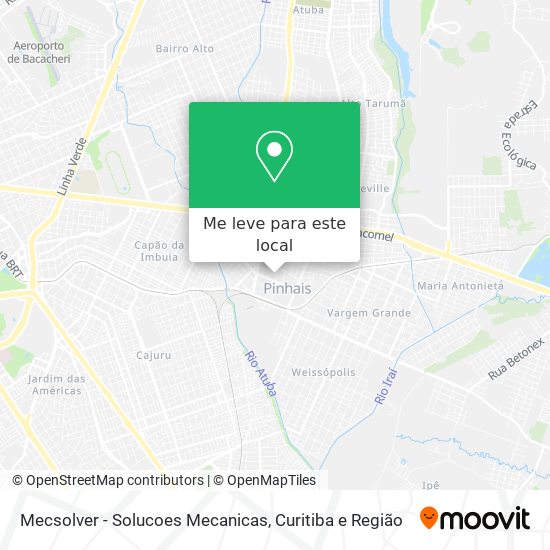 Mecsolver - Solucoes Mecanicas mapa