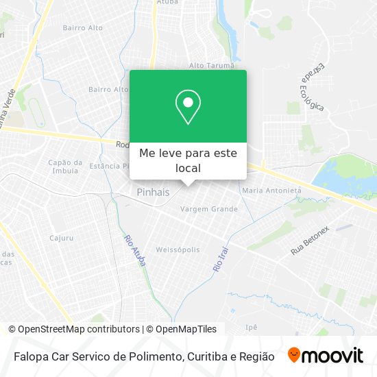 Falopa Car Servico de Polimento mapa