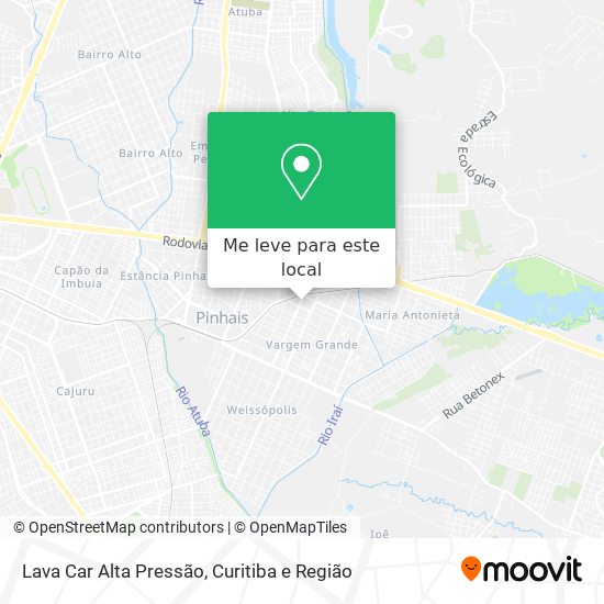 Lava Car Alta Pressão mapa