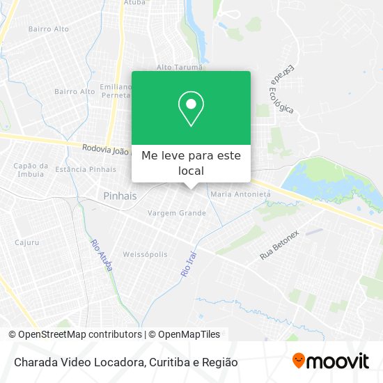 Charada Video Locadora mapa