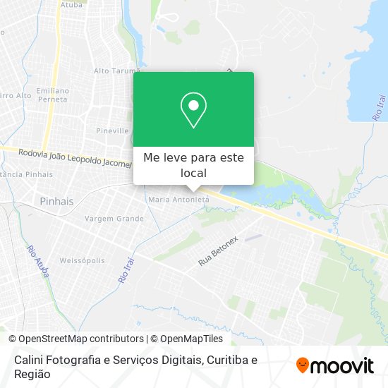Calini Fotografia e Serviços Digitais mapa