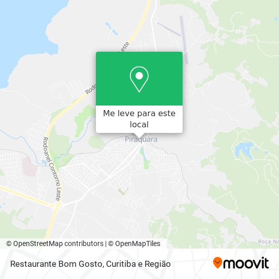 Restaurante Bom Gosto mapa