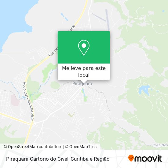 Piraquara-Cartorio do Civel mapa