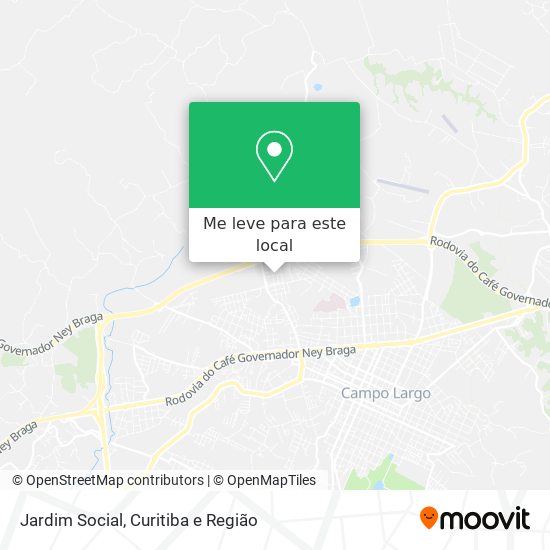 Jardim Social mapa