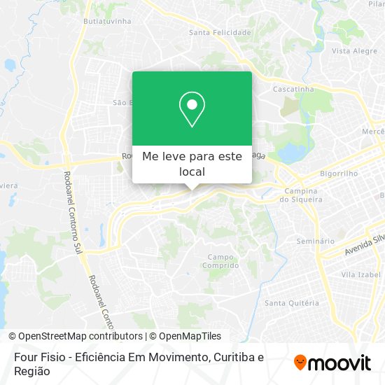 Four Fisio - Eficiência Em Movimento mapa