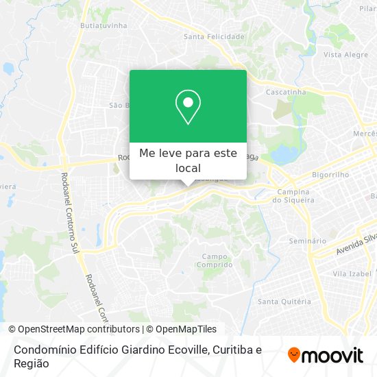 Condomínio Edifício Giardino Ecoville mapa