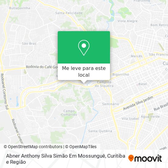 Abner Anthony Silva Simão Em Mossunguê mapa