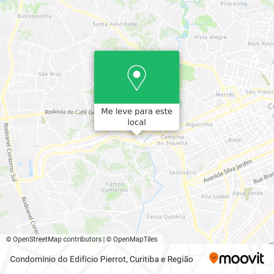 Condomínio do Edifício Pierrot mapa