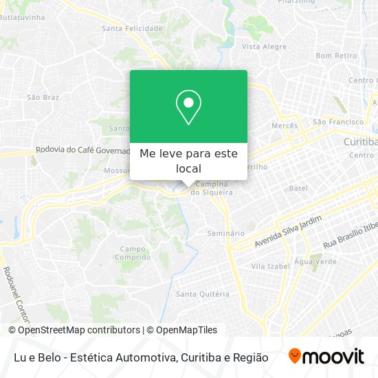 Lu e Belo - Estética Automotiva mapa