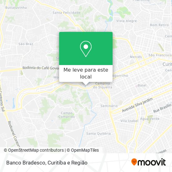 Banco Bradesco mapa