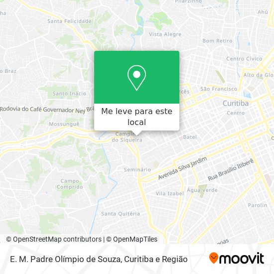 E. M. Padre Olímpio de Souza mapa
