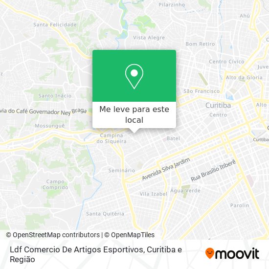 Ldf Comercio De Artigos Esportivos mapa