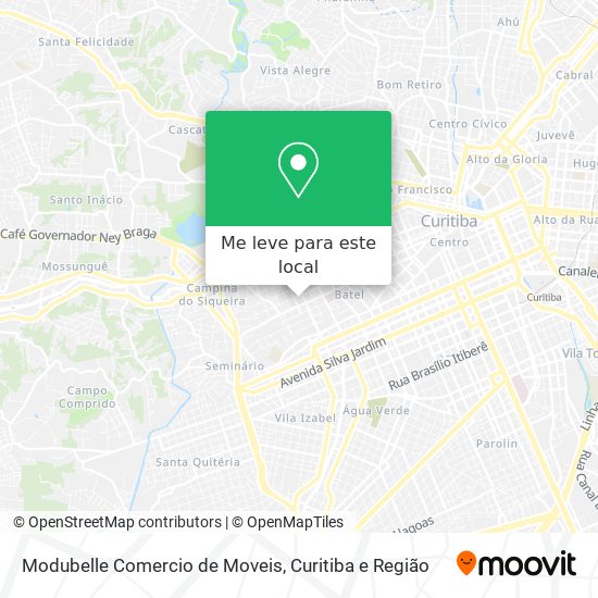 Modubelle Comercio de Moveis mapa