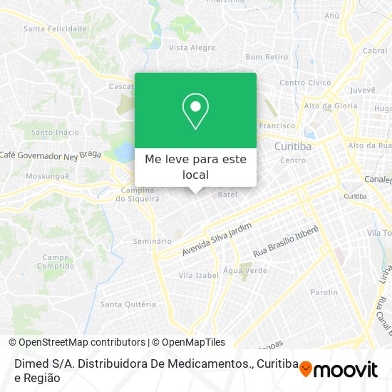 Dimed S / A. Distribuidora De Medicamentos. mapa