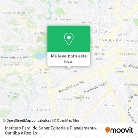 Instituto Farol do Saber Editoria e Planejamento mapa