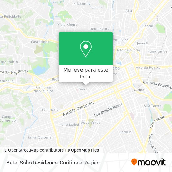 Batel Soho Residence mapa