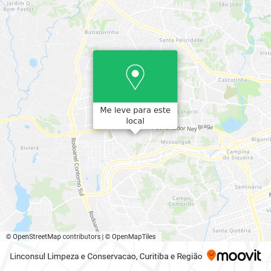 Linconsul Limpeza e Conservacao mapa