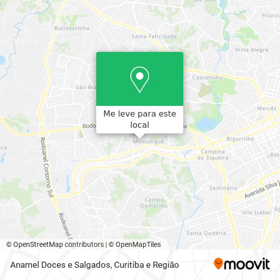 Anamel Doces e Salgados mapa