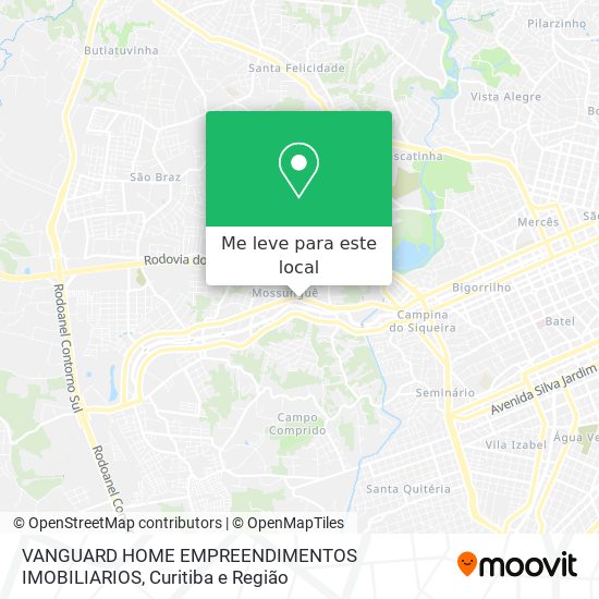 VANGUARD HOME EMPREENDIMENTOS IMOBILIARIOS mapa