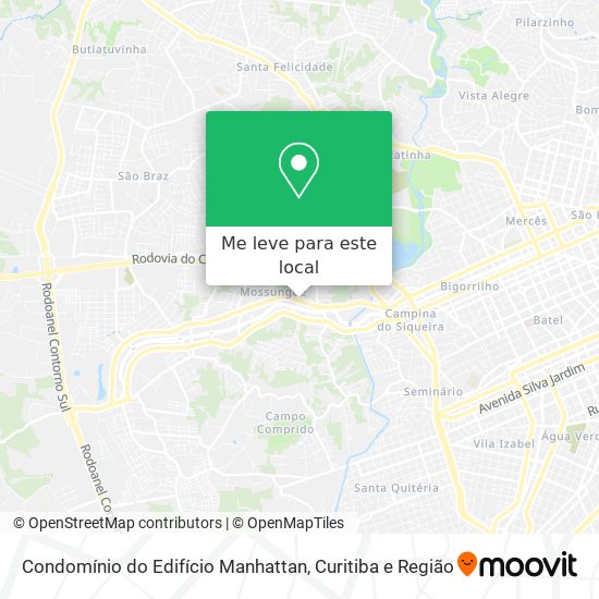 Condomínio do Edifício Manhattan mapa